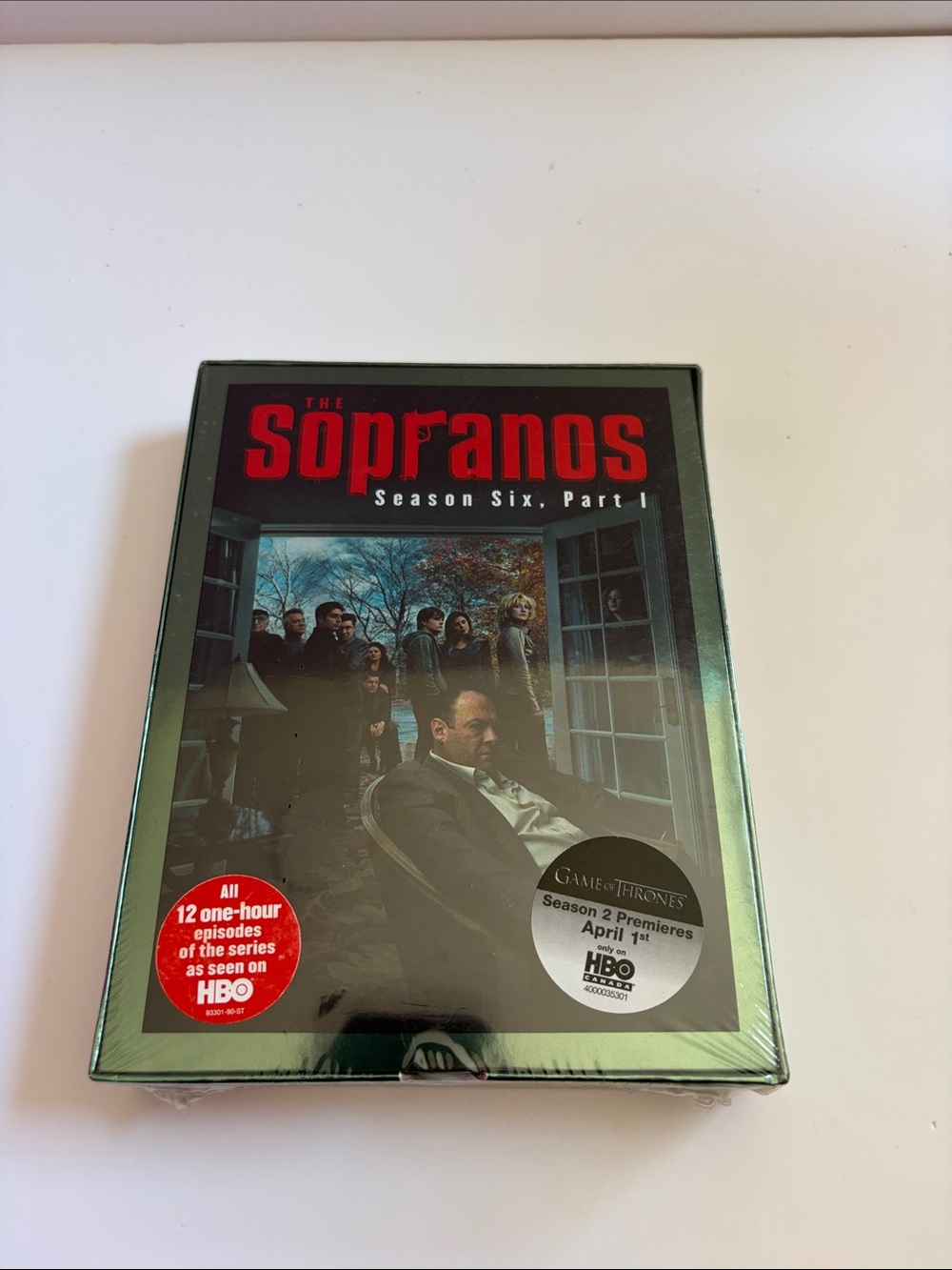 The Sopranos Season Six Part 1 DVD Box Set - Black & Red